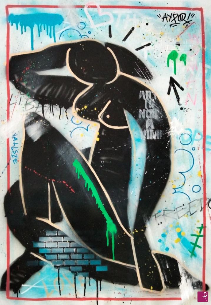 quadri in vendita online - Hipo X Matisse - Black nude