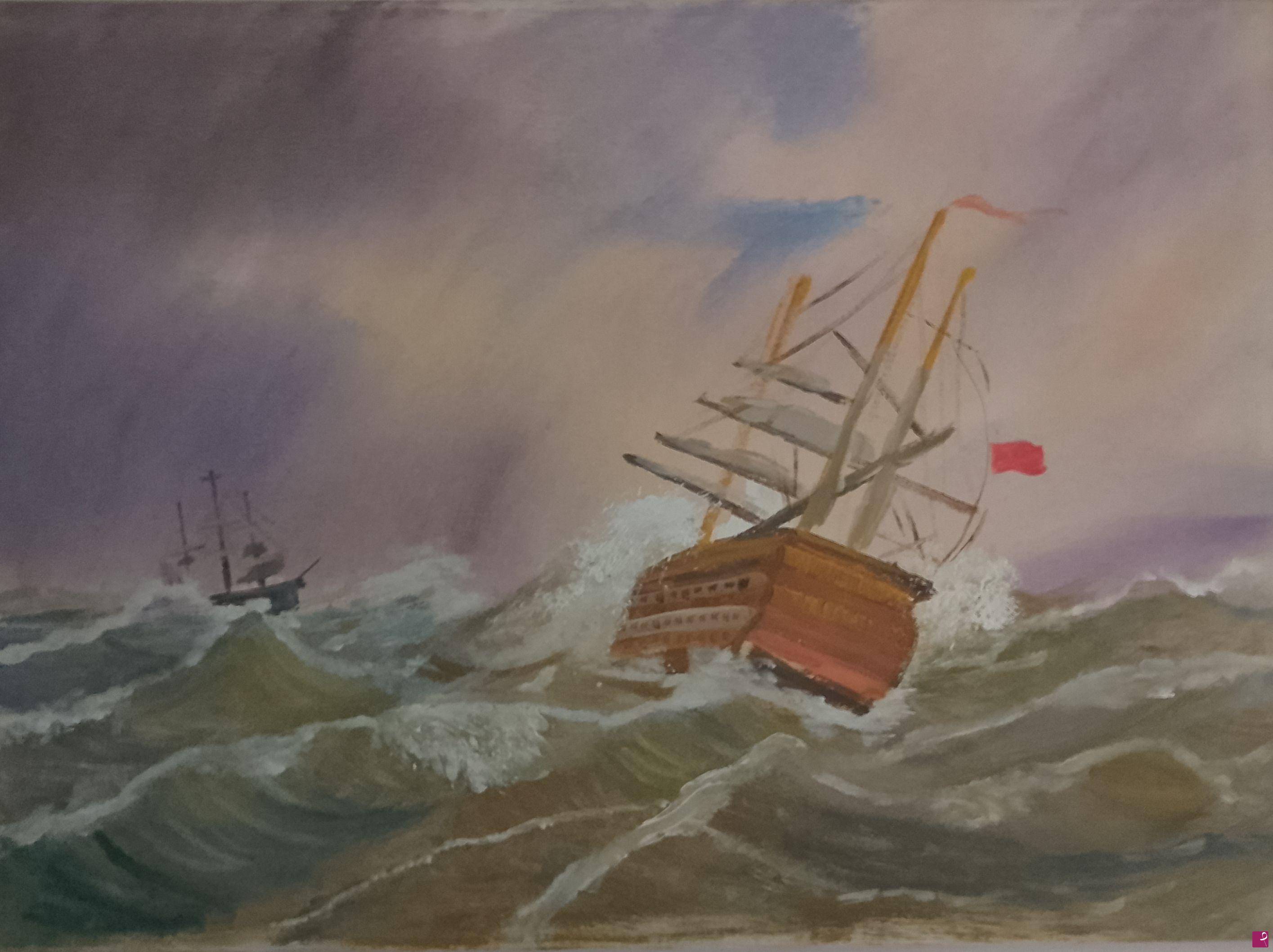quadri in vendita online -  HMS Victory 