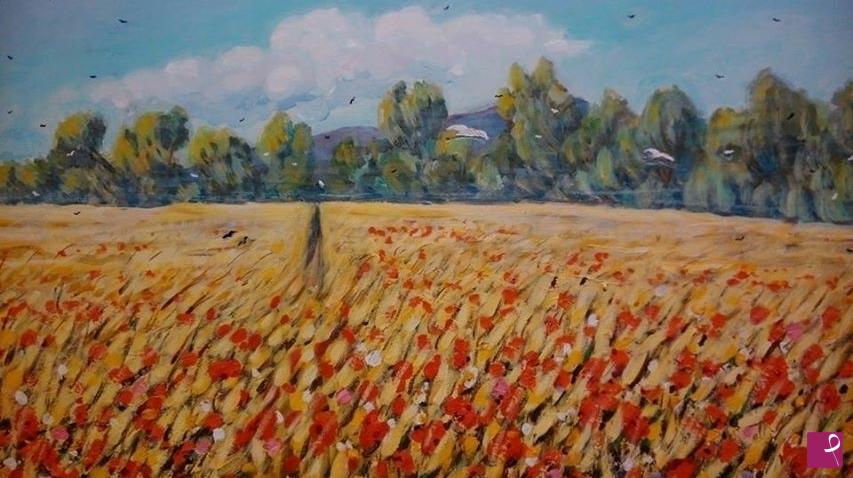 quadri in vendita online - Ho sognato il grano