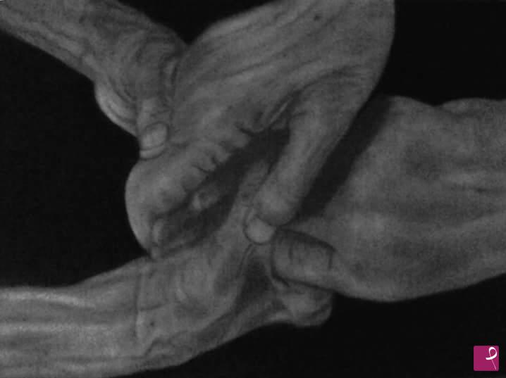 quadri in vendita online - Hold my hands-Stringimi le mani