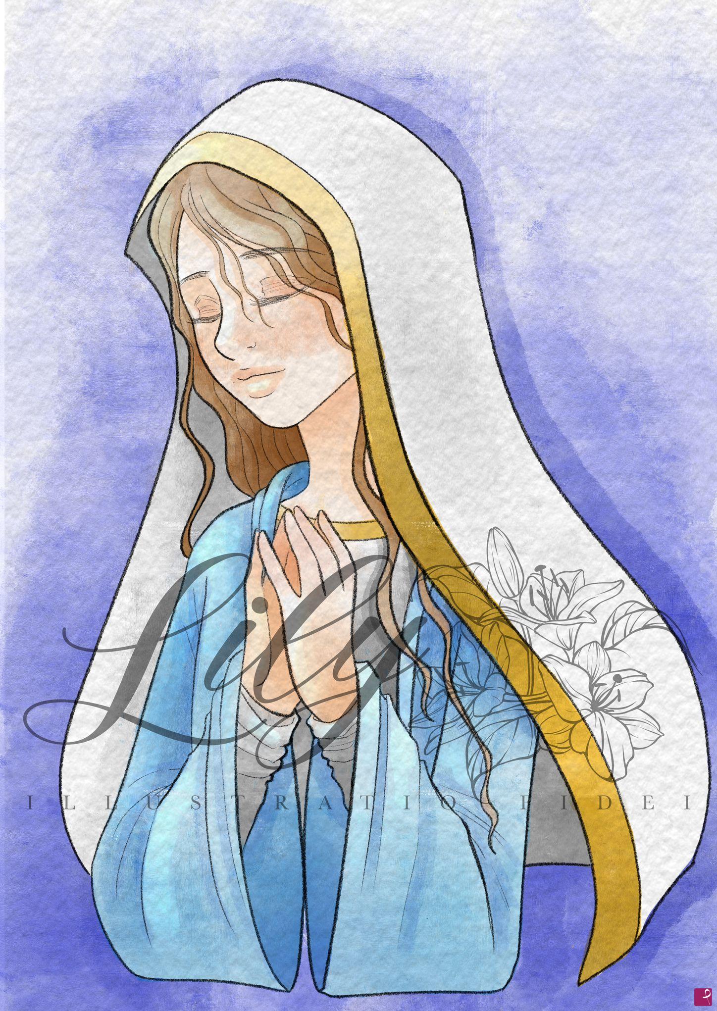 quadri in vendita online - Holy Mary