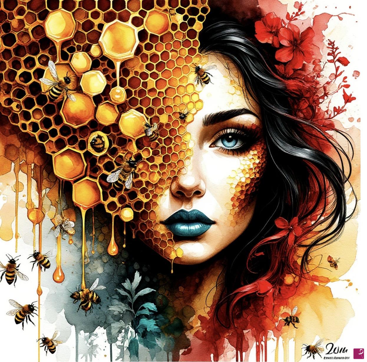 quadri in vendita online - Honey lover