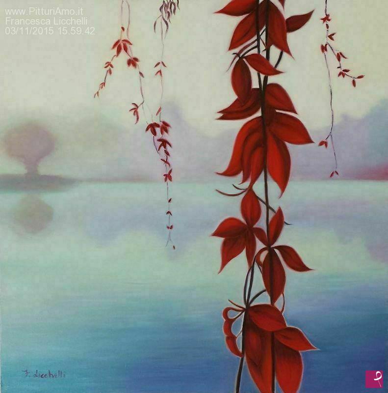 quadri in vendita online - Hope red flowers