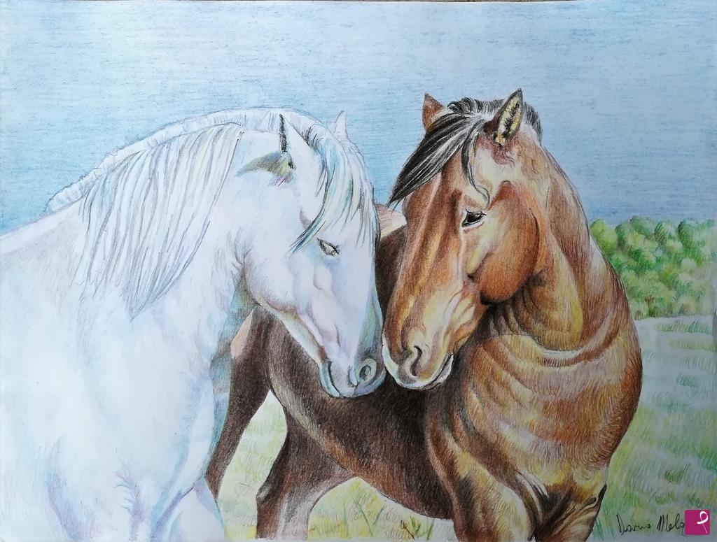 quadri in vendita online - Horses