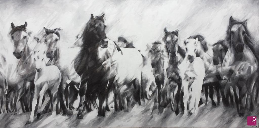 quadri in vendita online - HORSES 2
