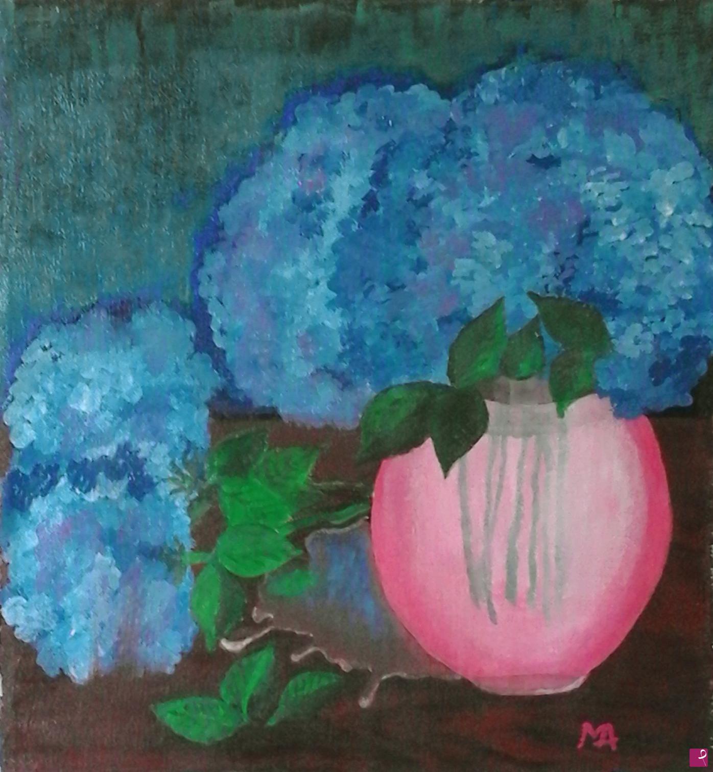 quadri in vendita online - Hortensia