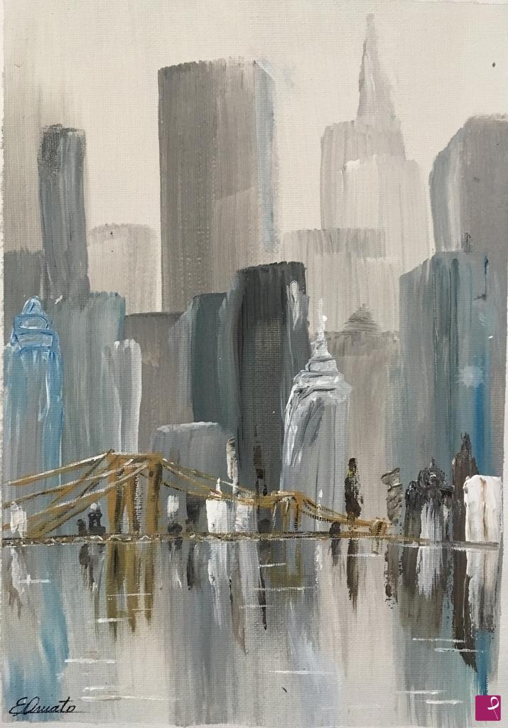 quadri in vendita online - Hudson River