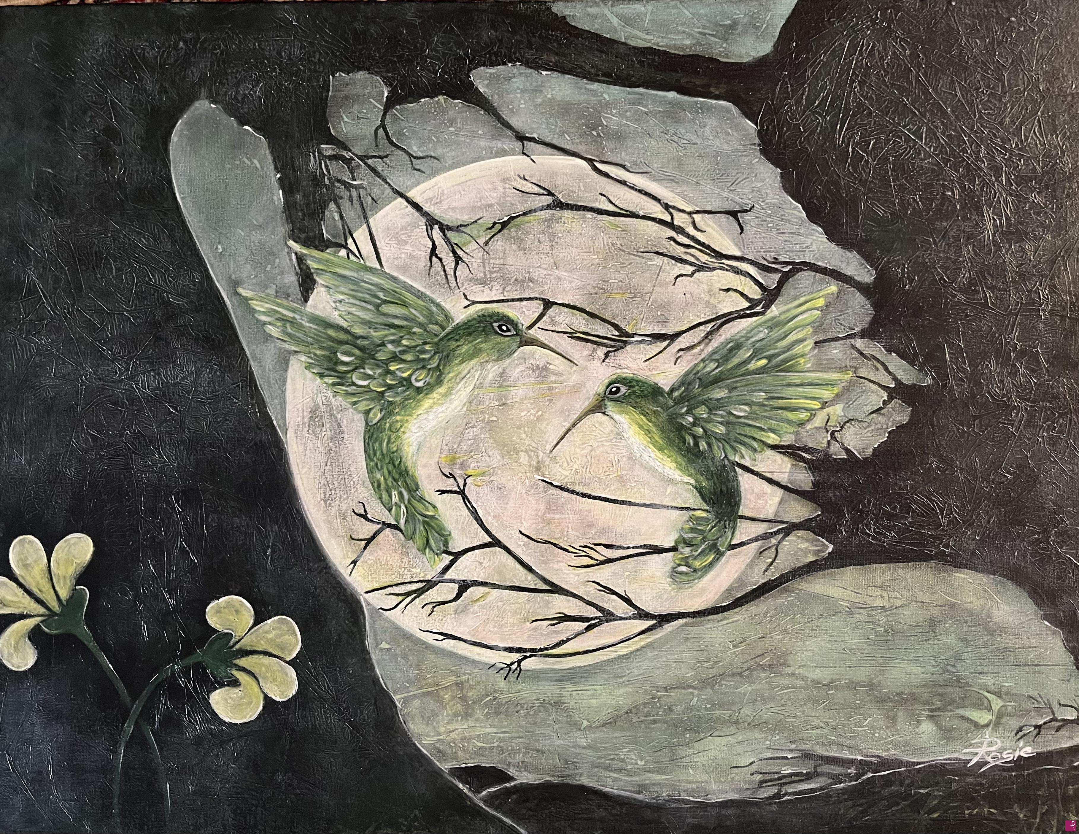 quadri in vendita online - Hummingbirds 