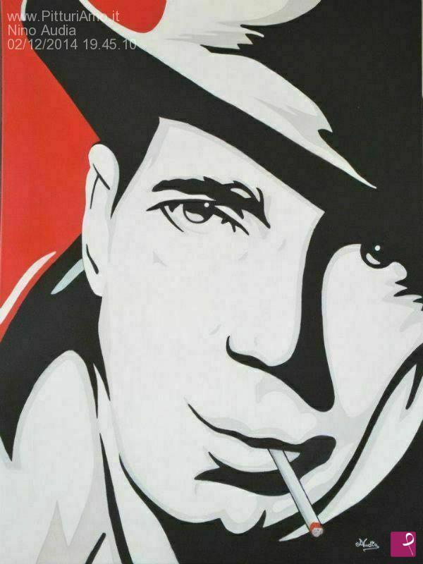 quadri in vendita online - Humphrey Bogart