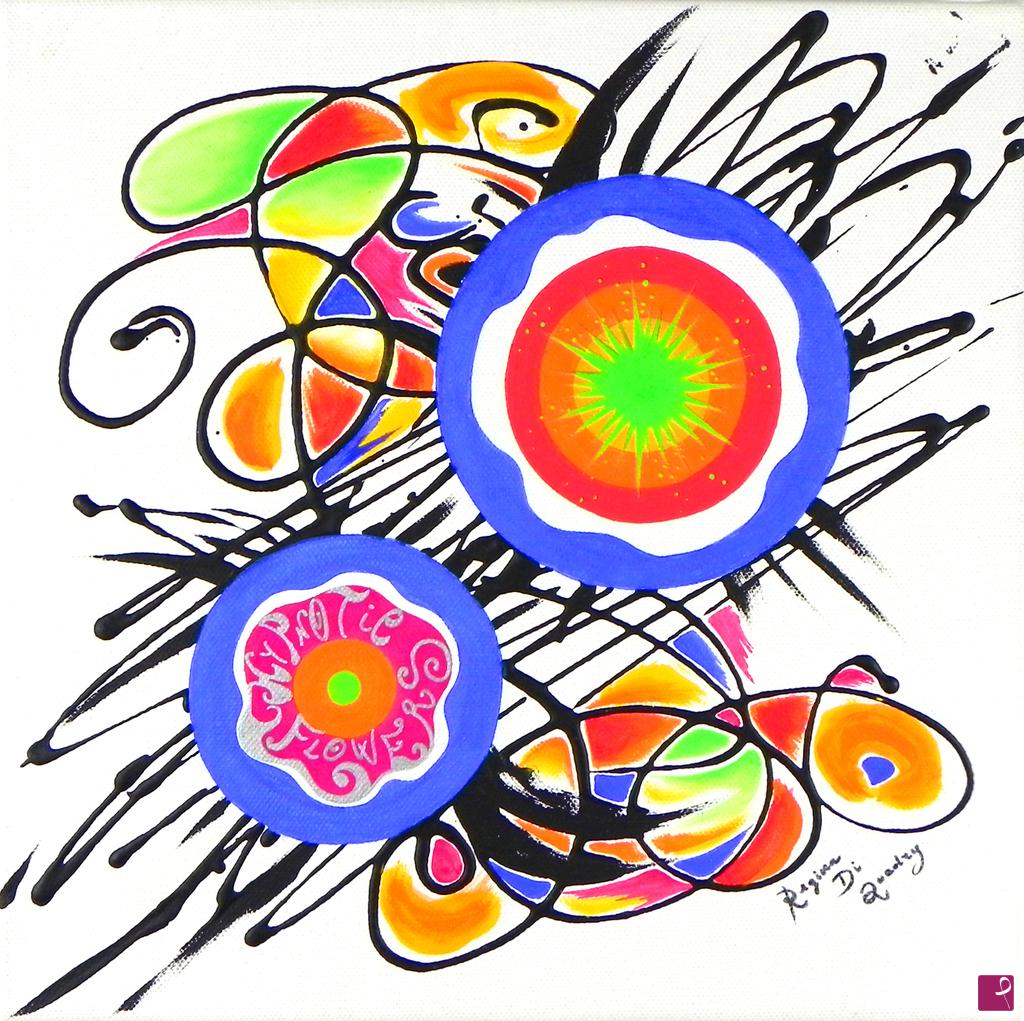 quadri in vendita online - Hypnotic Flowers