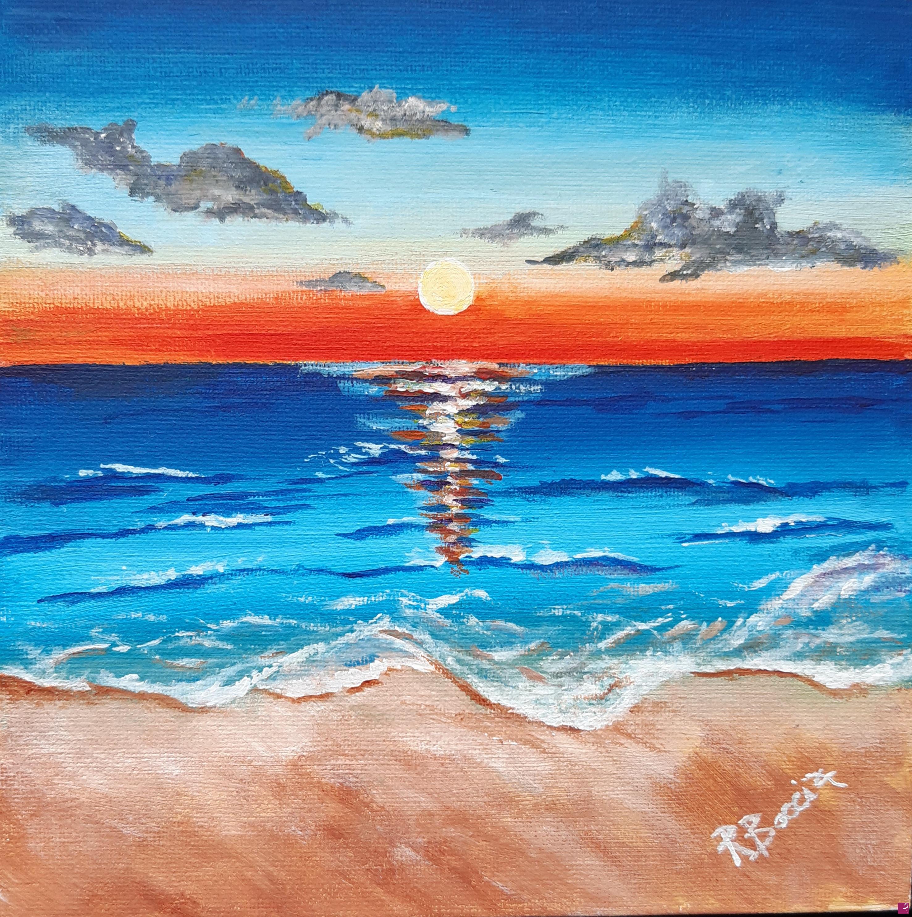 quadri in vendita online - I colori del tramonto
