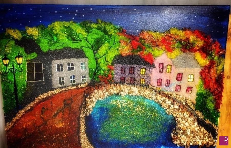 quadri in vendita online - i colori della notte