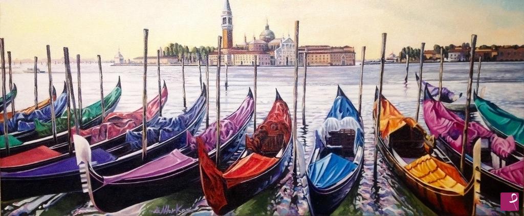 quadri in vendita online - I colori di Venezia