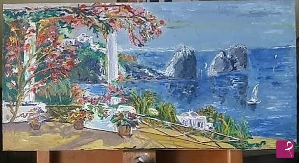 quadri in vendita online - I faraglioni (Capri).