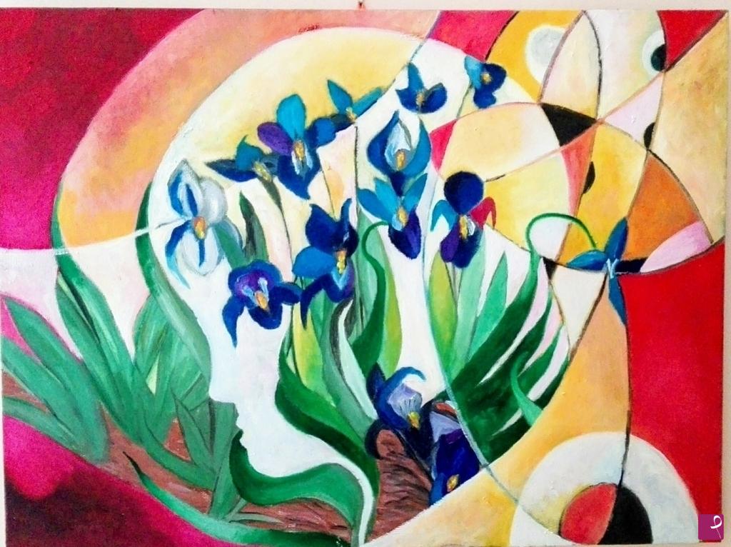quadri in vendita online - I fiori del pensiero 