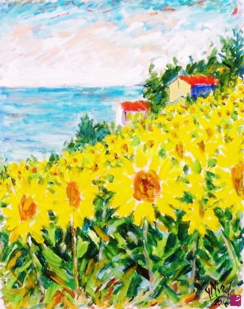 quadri in vendita online - I FIORI DEL SOLE 
