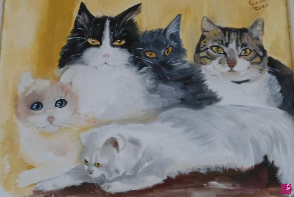 quadri in vendita online - I gatti