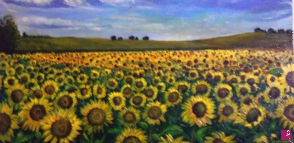 quadri in vendita online - i girasoli