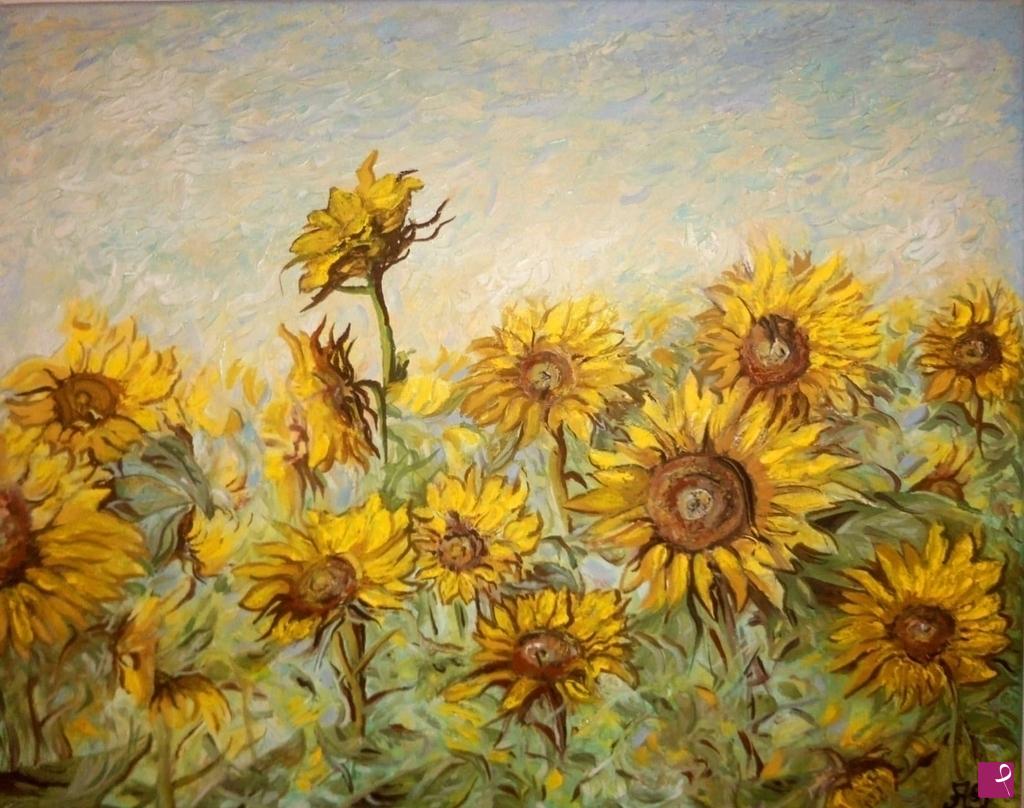quadri in vendita online - I girasoli