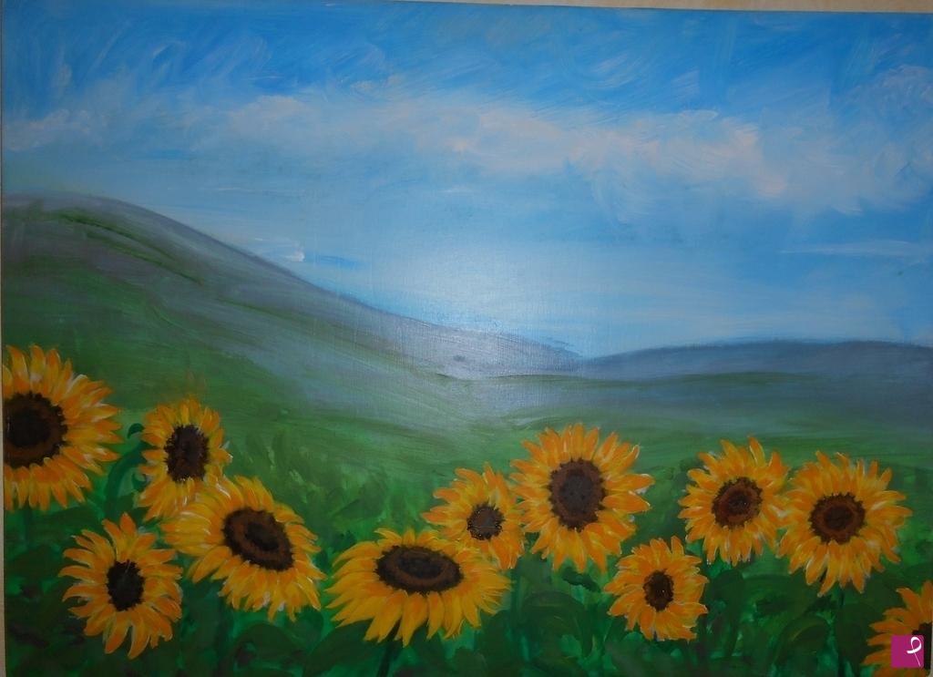 quadri in vendita online - i girasoli