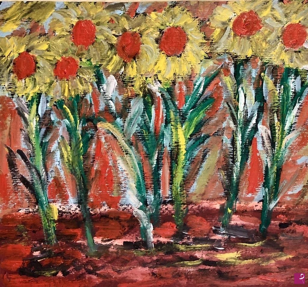 quadri in vendita online - I girasoli
