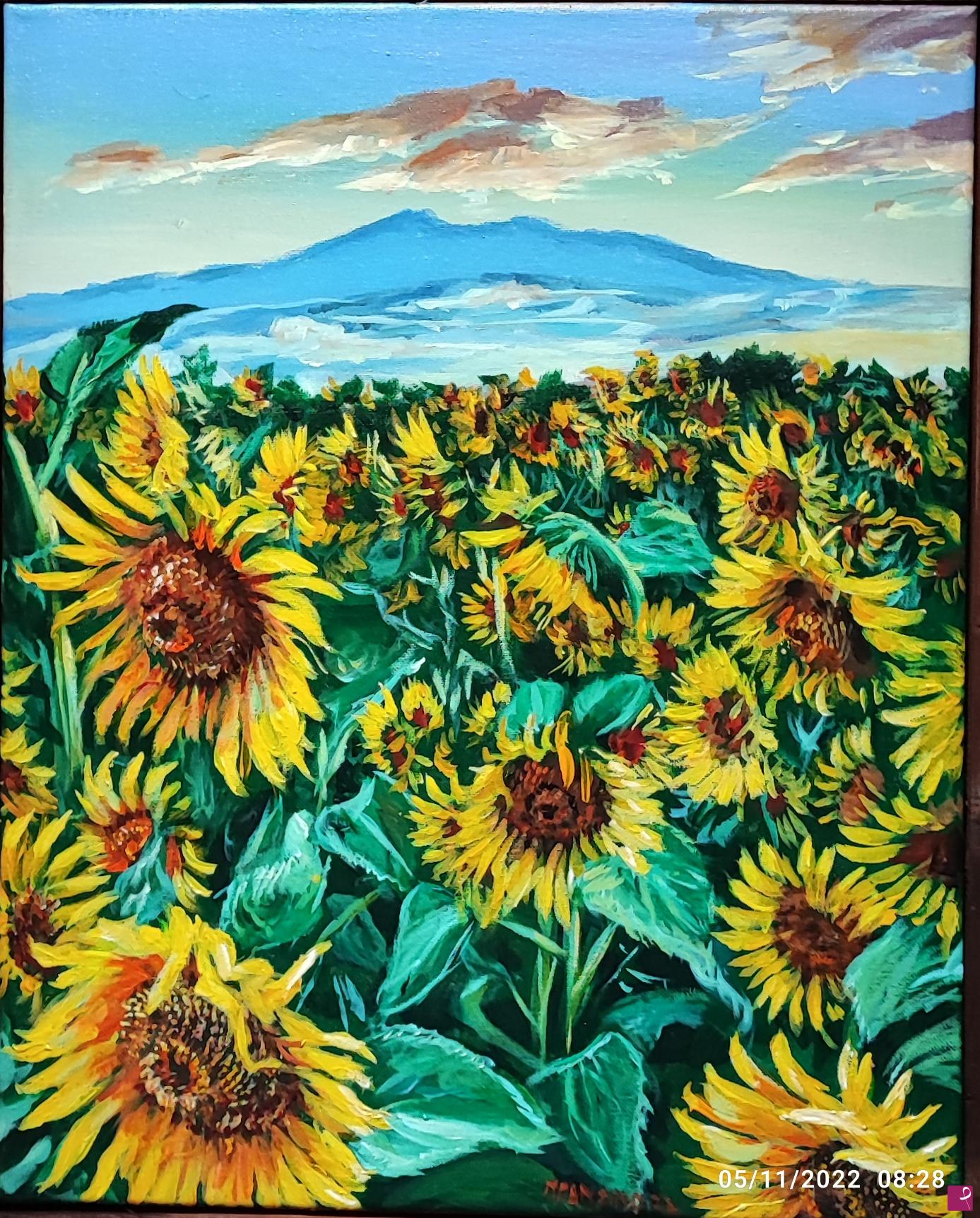 quadri in vendita online - I girasoli di Mirella