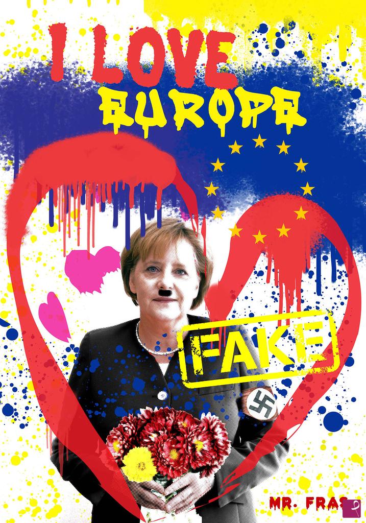 quadri in vendita online - I Love Europe FAKE