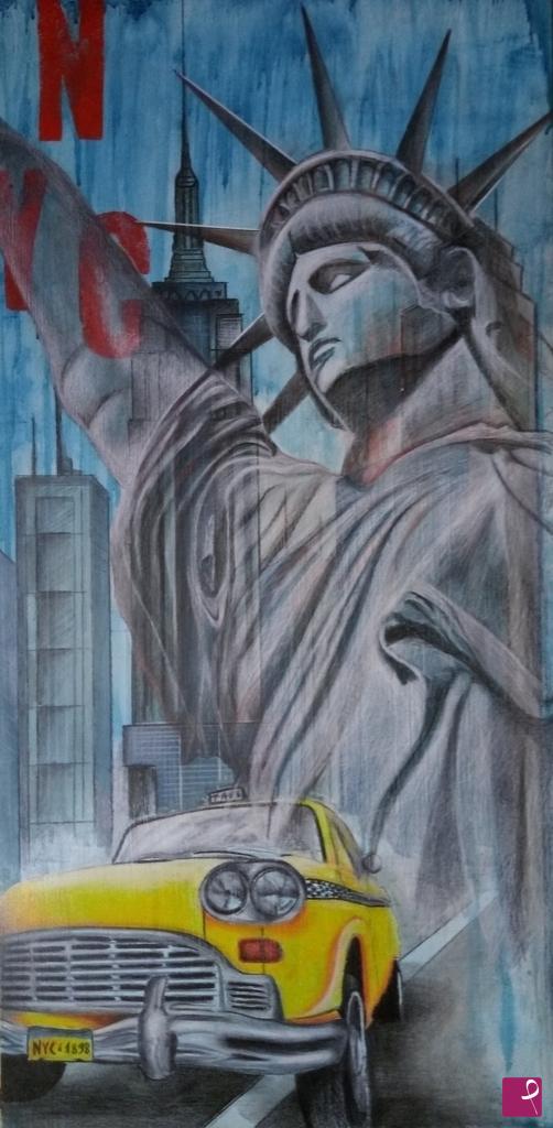 quadri in vendita online - I Love New York
