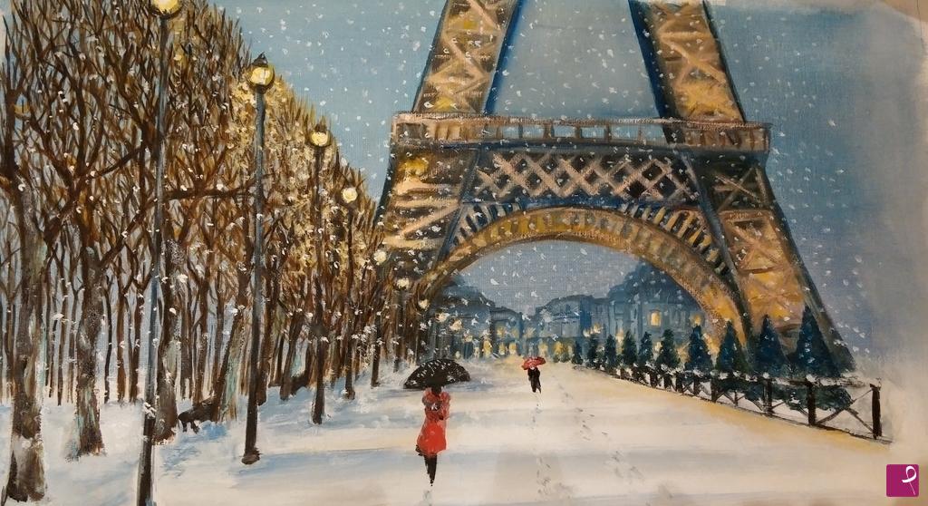 quadri in vendita online - I love Paris