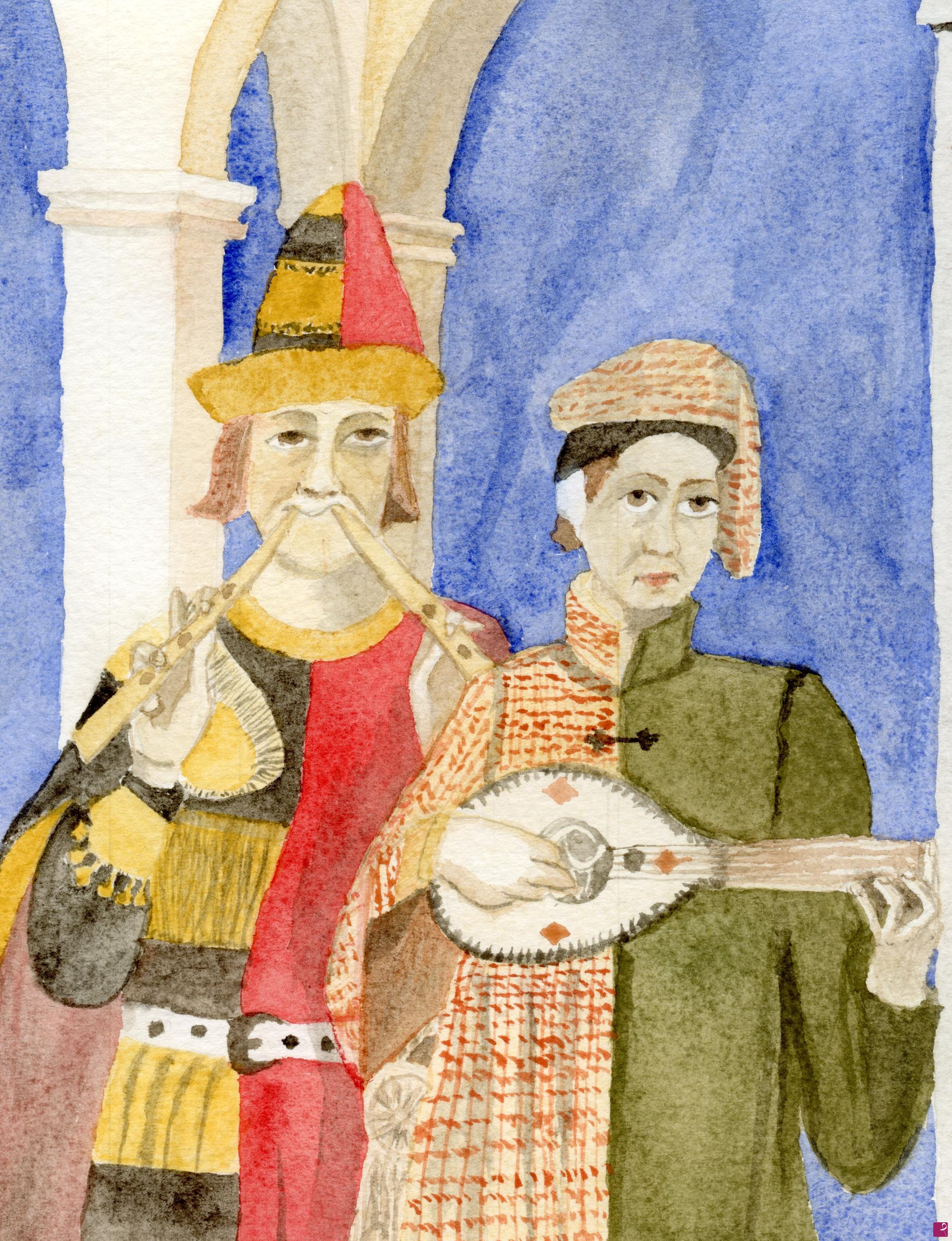 quadri in vendita online - I musicanti