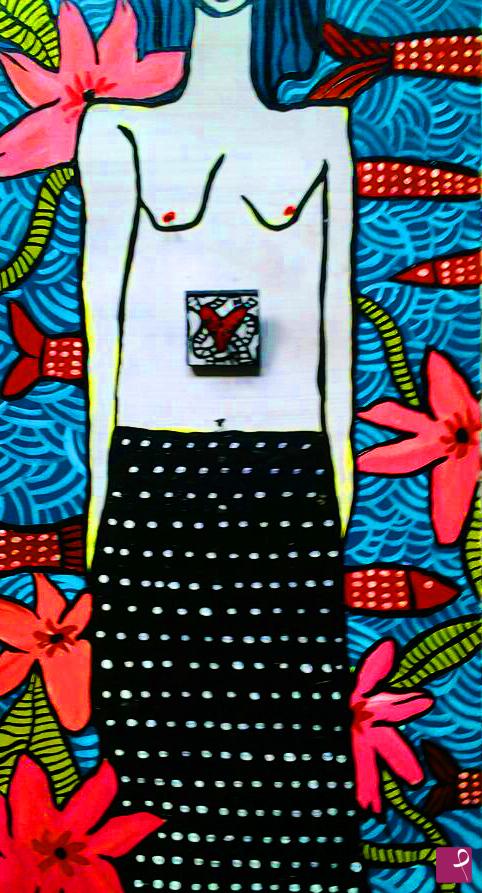 quadri in vendita online - I MUST BE A MARMAID (ANAIS NIN)