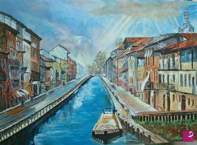 quadri in vendita online - i navigli