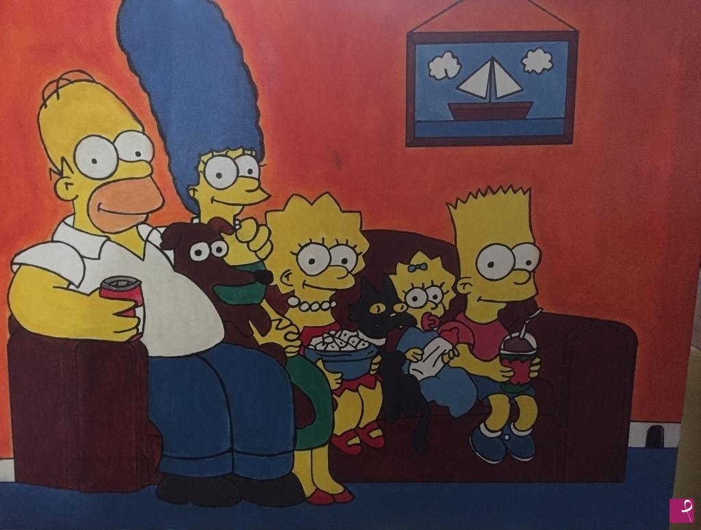 quadri in vendita online - I Simpson
