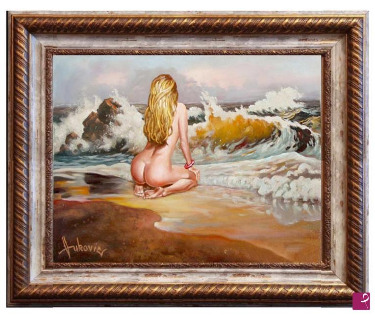 quadri in vendita online - I wait for the waves, not the ship