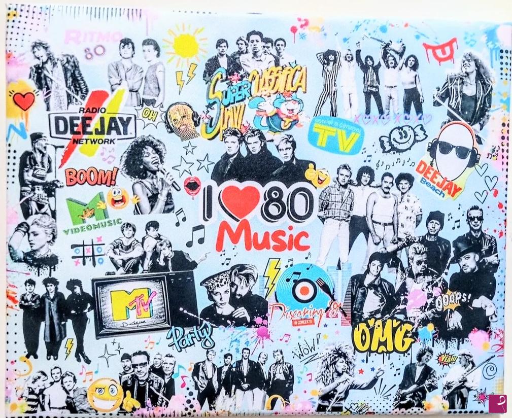quadri in vendita online - "i❤️80"(music)