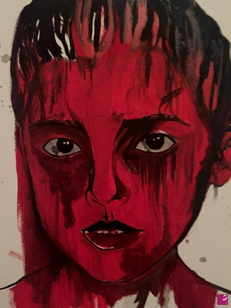 quadri in vendita online - If I had a heart (selfportrait , childhood)