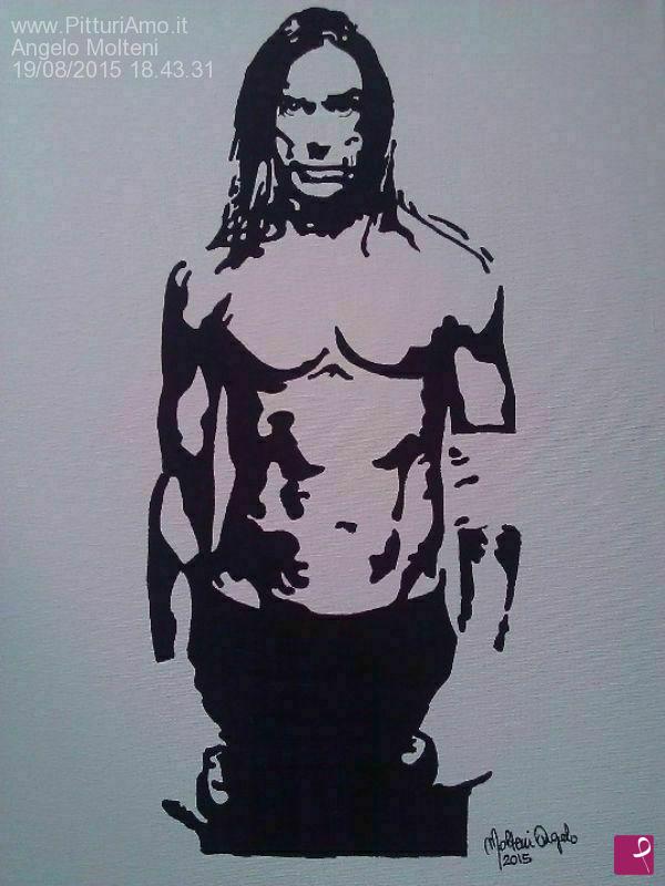 quadri in vendita online - Iggy Pop