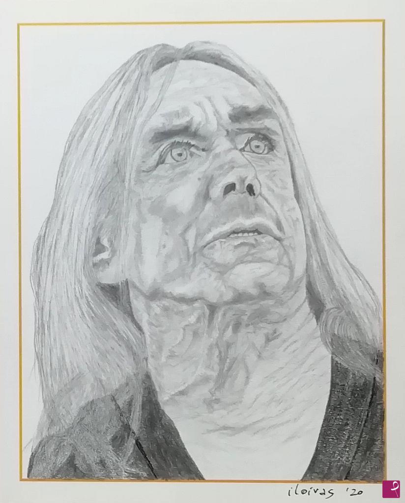 quadri in vendita online - Iggy Pop "Iguana"