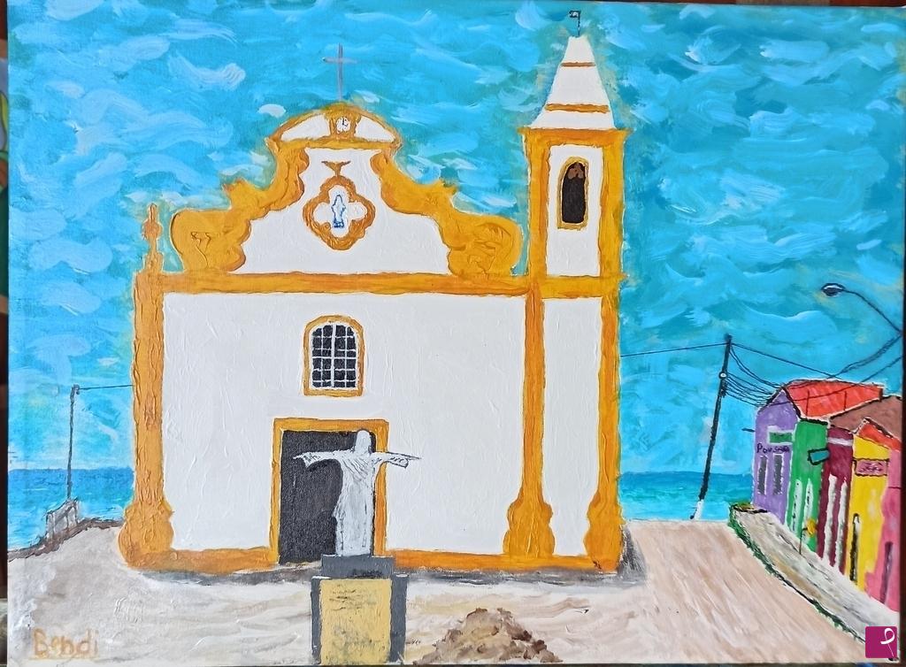 quadri in vendita online - " Igreja Arraial d'Ajuda, ore 13" Bahia, Brasil