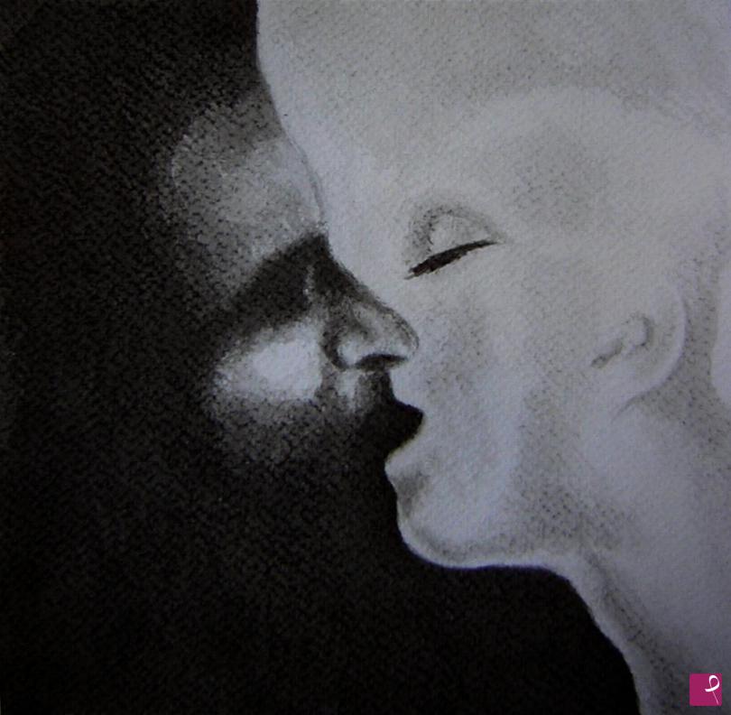 quadri in vendita online - " Il Bacio " 2015