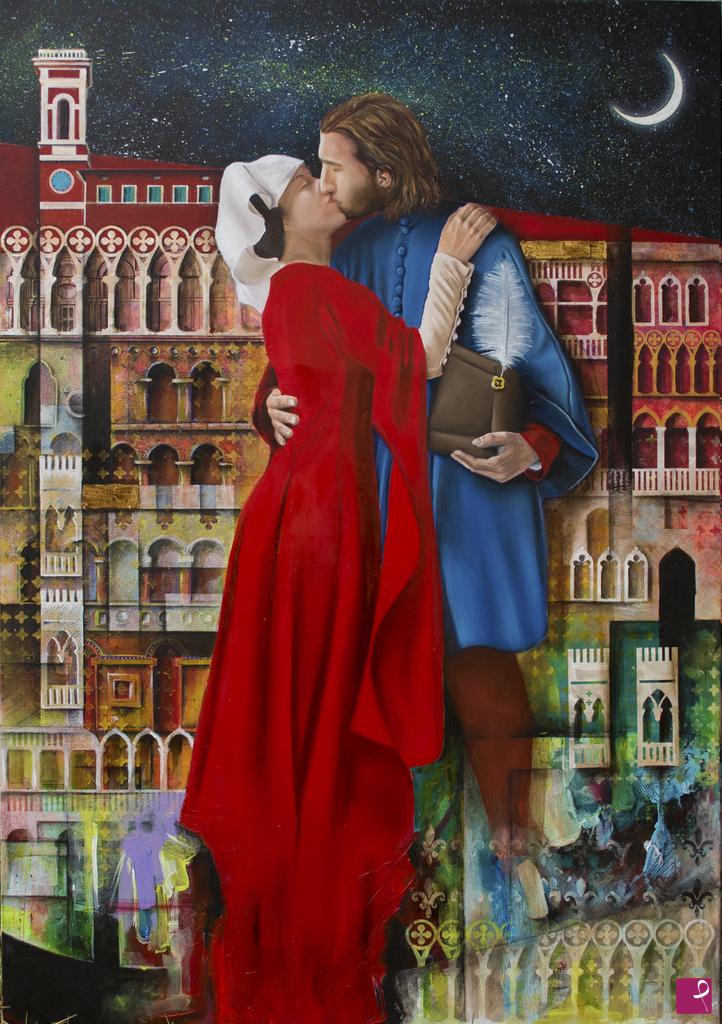 quadri in vendita online - Il Bacio