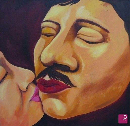 quadri in vendita online - Il bacio