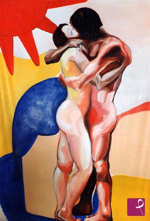 quadri in vendita online - IL BACIO