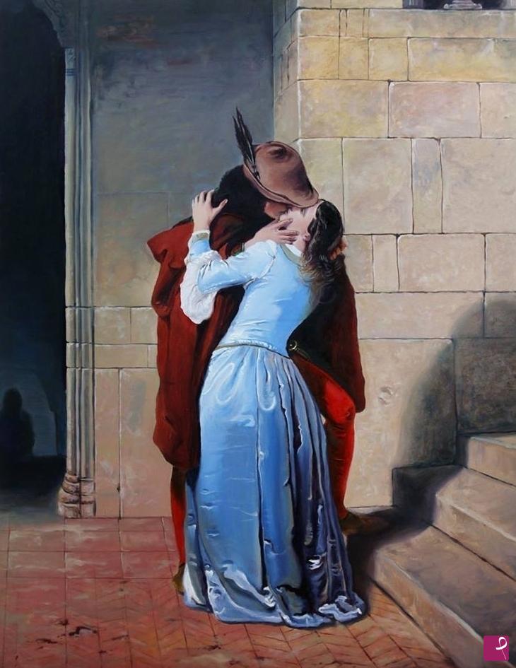 quadri in vendita online - Il Bacio"