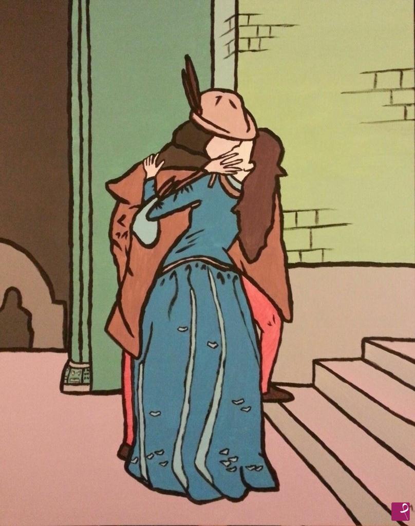 quadri in vendita online - Il Bacio