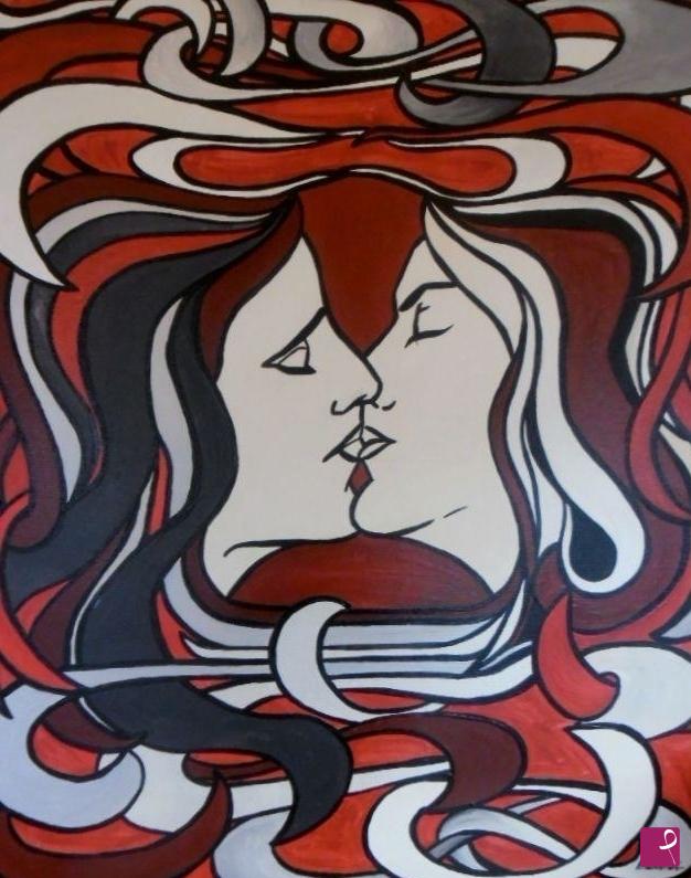 quadri in vendita online - Il bacio