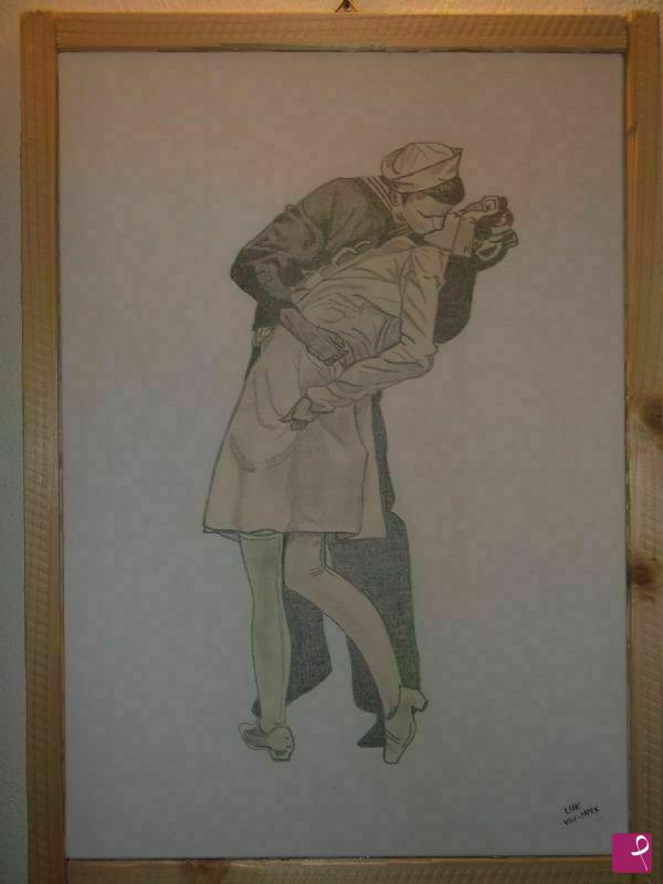 quadri in vendita online - il bacio americano