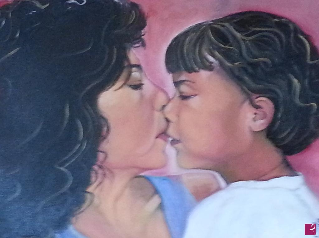 quadri in vendita online - Il bacio del figlio