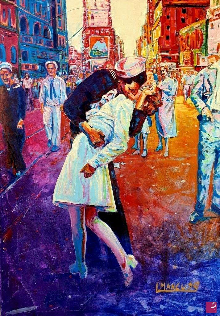 quadri in vendita online - IL BACIO DELLA VITTORIA