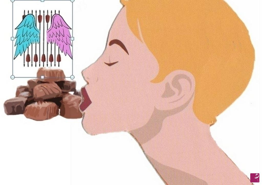 quadri in vendita online - Il bacio di Cupido ti fa innamorare della prima cosa che vedi 